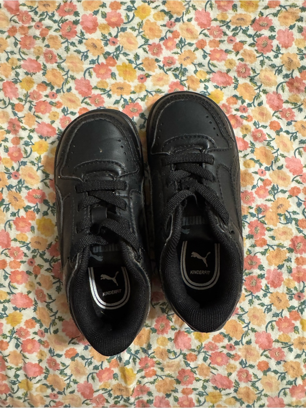 adidas Kids' Black Lace-Up Sneakers